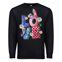 Black easter love Premium Sweatshirt - FaDigitalArtStudio