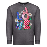 Charcoal Heather easter love Premium Sweatshirt - FaDigitalArtStudio