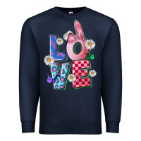 Navy easter love Premium Sweatshirt - FaDigitalArtStudio
