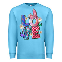Ocean Blue easter love Premium Sweatshirt - FaDigitalArtStudio
