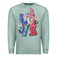 Seafoam easter love Premium Sweatshirt - FaDigitalArtStudio