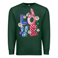 Sports Green easter love Premium Sweatshirt - FaDigitalArtStudio