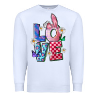 White easter love Premium Sweatshirt - FaDigitalArtStudio
