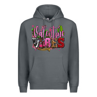 Rock valentine vibes with cowgirl boots olivia Premium Hoodie - OliviaCreatesArt