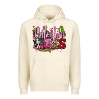 Sandshell valentine vibes with cowgirl boots olivia Premium Hoodie - OliviaCreatesArt