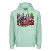 Seafoam valentine vibes with cowgirl boots olivia Premium Hoodie - OliviaCreatesArt
