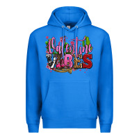 True Royal valentine vibes with cowgirl boots olivia Premium Hoodie - OliviaCreatesArt