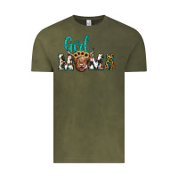 Vintage Olive girl mama Vintage Tee - JahusDesignShop