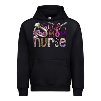 Black wife mom nurse Urban Hoodie - SublimationCraftShop