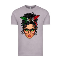 Vintage Zinc mexican latina girl messy bun Vintage Tee - LillyAllenDesigns