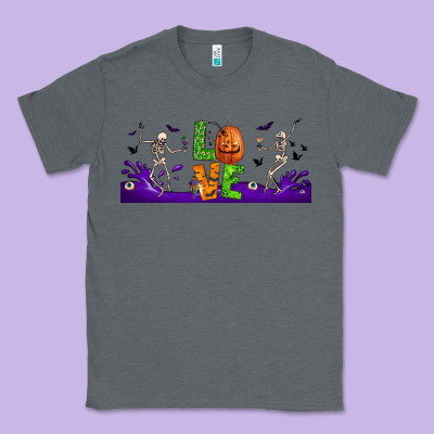 Love Halloween  Libbey Glass Classic Tee Designed By Bundleandbundleshop