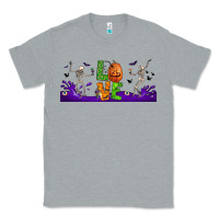 Heather Grey love halloween  libbey glass Classic Tee - BundleAndBundleShop