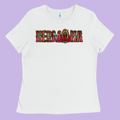 Hermana Floral Aztec Leopard Ladies Tee Designed By Jasminsmagicworld