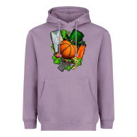 Lavender St. Patrick's Day Basketball Heavyweight Hoodie - FaDigitalArtStudio