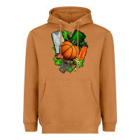 Meerkat St. Patrick's Day Basketball Heavyweight Hoodie - FaDigitalArtStudio