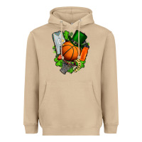Mushroom St. Patrick's Day Basketball Heavyweight Hoodie - FaDigitalArtStudio