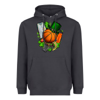 Smoke St. Patrick's Day Basketball Heavyweight Hoodie - FaDigitalArtStudio