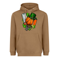 Toasted Coconut St. Patrick's Day Basketball Heavyweight Hoodie - FaDigitalArtStudio