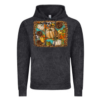 Vintage Black fall pumpkin background Vintage Hoodie - BundleAndBundleShop