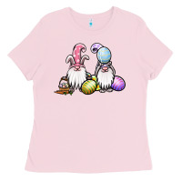 Bubblegum Pink easter gnomes Ladies Tee - Jasminsmagicworld