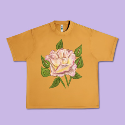 Life's Little Pleasures Rose Urban Heavy Tee Designed By Lillyallendesigns