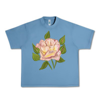Pebble Blue Life's Little Pleasures Rose Urban Heavy Tee - LillyAllenDesigns