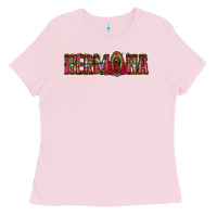 Bubblegum Pink hermana floral aztec leopard Ladies Tee - Jasminsmagicworld
