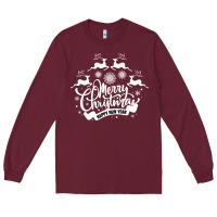 Merry Christmas Happy New Year Long Sleeve Tee | Teevron