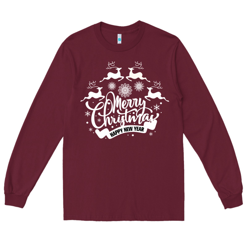 Merry Christmas Happy New Year Long Sleeve Tee by Bettercallsaul | Teevron