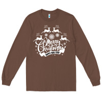 Chestnut Merry Christmas Happy New Year Long Sleeve Tee - Bettercallsaul