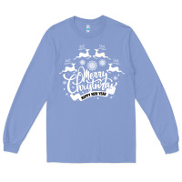 Colony Blue Merry Christmas Happy New Year Long Sleeve Tee - Bettercallsaul