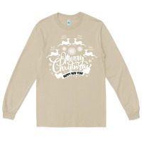 Mushroom Merry Christmas Happy New Year Long Sleeve Tee - Bettercallsaul
