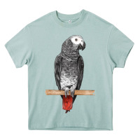 Arona African Gray Parrot Bird Heavy Core Tee - LillyAllenDesigns