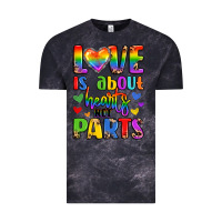 Cloud Black love is about hearts not parts Vintage Tee - LillyAllenDesigns