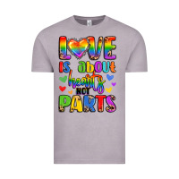 Vintage Zinc love is about hearts not parts Vintage Tee - LillyAllenDesigns