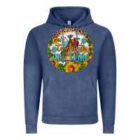 Vintage Denim teaching my tribe round earring Vintage Hoodie - BundleAndBundleShop