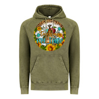 Vintage Olive teaching my tribe round earring Vintage Hoodie - BundleAndBundleShop