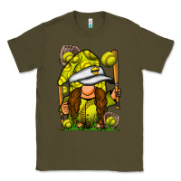 Army Green softball gnome Classic Tee - SublimationCraftShop