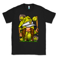 Black softball gnome Classic Tee - SublimationCraftShop