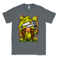 Charcoal Heather softball gnome Classic Tee - SublimationCraftShop