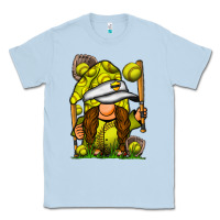 Dusty Blue softball gnome Classic Tee - SublimationCraftShop