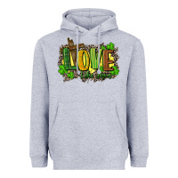 Heather Grey love like jesus st. patricks Heavyweight Hoodie - FaDigitalArtStudio