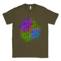Army Green halloween leopard patch 2 Classic Tee - BundleAndBundleShop