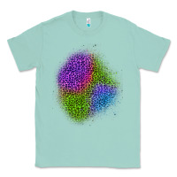 Seafoam halloween leopard patch 2 Classic Tee - BundleAndBundleShop