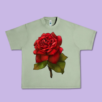 Oklahoma Rose Illustrations Urban Heavy Tee Designed By Lillyallendesigns
