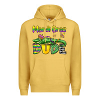 Antique Gold mardi gras dude alligator olivia Premium Hoodie - OliviaCreatesArt