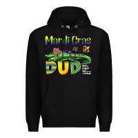Black mardi gras dude alligator olivia Premium Hoodie - OliviaCreatesArt