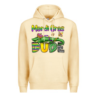 Pina Colada mardi gras dude alligator olivia Premium Hoodie - OliviaCreatesArt