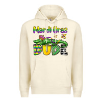 Sandshell mardi gras dude alligator olivia Premium Hoodie - OliviaCreatesArt
