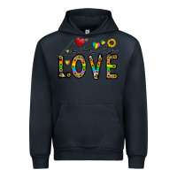 Navy love is love Urban Hoodie - CowhideDigitalArt